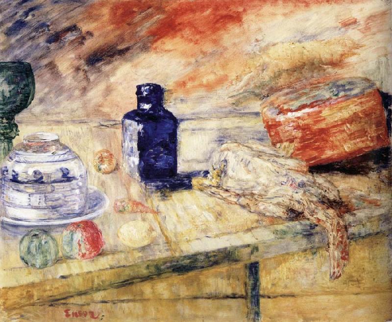 James Ensor The Blue Flacon China oil painting art